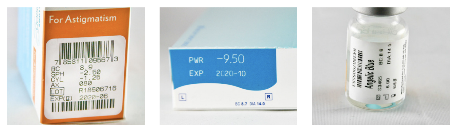 three prescription images